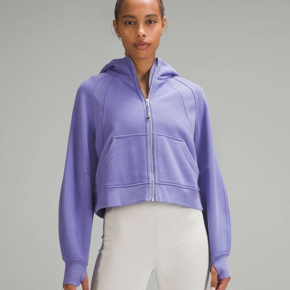 Lululemon Scuba Oversized Full-Zip Hoodie - Dark Lavender